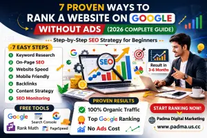 7 proven ways to rank a website without ads