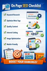 On Page SEO Checklist.