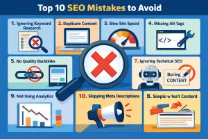 Top 10 SEO Mistakes.