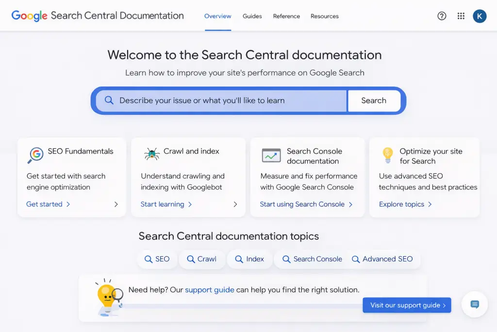 Google Search Central Documentation